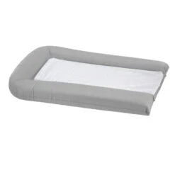 Matelas à Langer + 2 éponges Amovibles DOMIVA Gris Perle