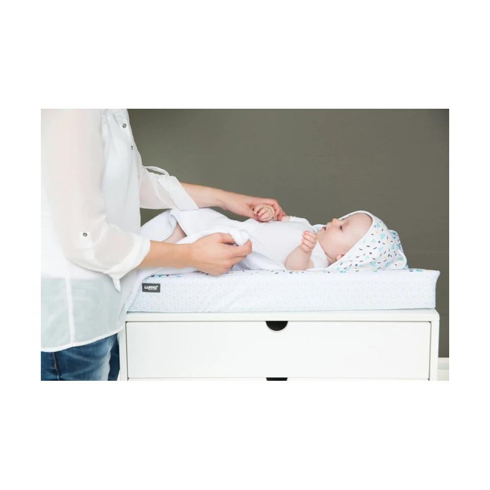 Matelas à Langer LUMA Mixed White 4 Matelas à Langer LUMA Mixed White – Image 2