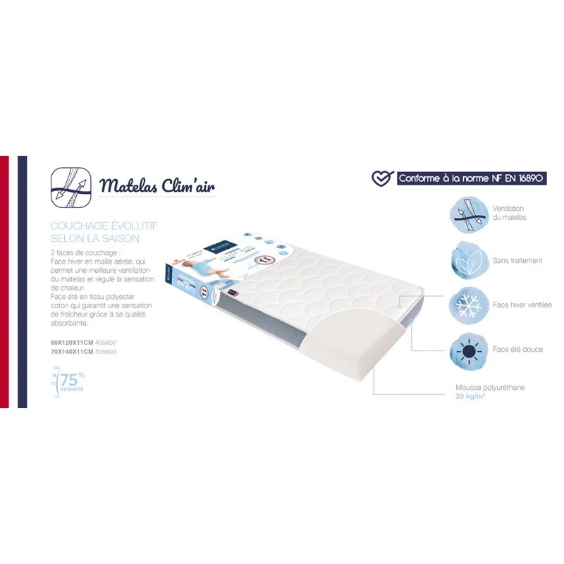 Matelas Clim Air 70x140 CANDIDE 13 Matelas Clim Air 70x140 CANDIDE – Image 11