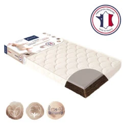 Matelas Confort Naturel 60x120 CANDIDE -MADE4BABY BOUTIQUE matelas confort naturel 60x120 candide 1