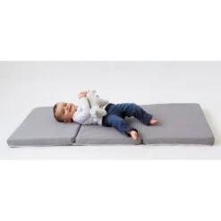 Matelas De Voyage Pliant Air + CANDIDE Gris -MADE4BABY BOUTIQUE matelas de voyage pliant air candide gris 4