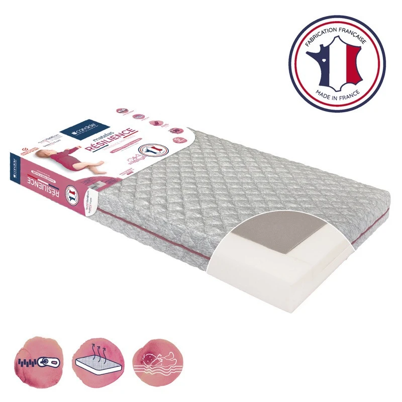 Matelas Résilience 70x140 CANDIDE 4 Matelas Résilience 70x140 CANDIDE – Image 2