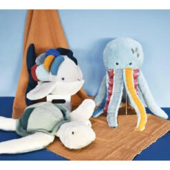 Meduse "Trésors Marins" HISTOIRE D'OURS Bleu -MADE4BABY BOUTIQUE meduse 2