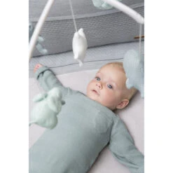 Mobile Musical BABYS ONLY Stone Green -MADE4BABY BOUTIQUE mobile musical babys only stone green 2