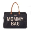 Sac à Langer Mommy Bag CHILDHOME Black Gold -MADE4BABY BOUTIQUE mommy bag large black gold