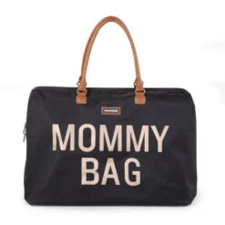Sac à Langer Mommy Bag CHILDHOME Black Gold