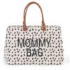 Sac à Langer Mommy Bag CHILDHOME Canvas Leopard -MADE4BABY BOUTIQUE mommy bag large canvas leopard
