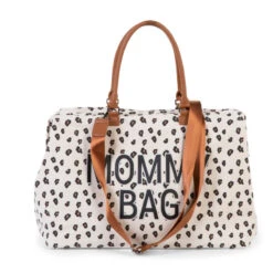 Sac à Langer Mommy Bag CHILDHOME Canvas Leopard -MADE4BABY BOUTIQUE mommy bag large canvas leopard 3
