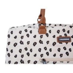 Sac à Langer Mommy Bag CHILDHOME Canvas Leopard -MADE4BABY BOUTIQUE mommy bag large canvas leopard 5