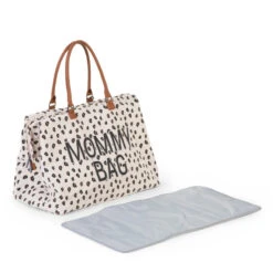 Sac à Langer Mommy Bag CHILDHOME Canvas Leopard -MADE4BABY BOUTIQUE mommy bag large canvas leopard 6