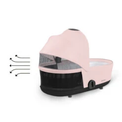 Nacelle De Luxe Mios 3 CYBEX Peach Pink -MADE4BABY BOUTIQUE nacelle de luxe mios 3 cybex peach pink 5