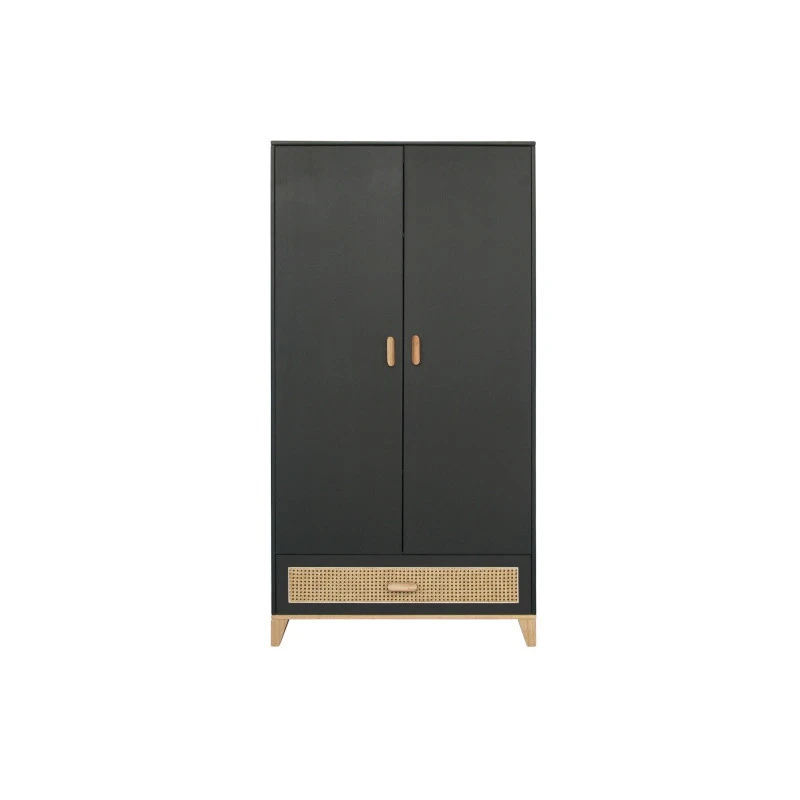 Armoire Cannage Rotin THEO Nami Onyx 4 Armoire Cannage Rotin THEO Nami Onyx – Image 2