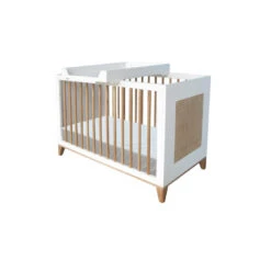 Lit Cannage Rotin 60x120 THEO Nami Neige -MADE4BABY BOUTIQUE nami lit cannage rotin 60x120 3