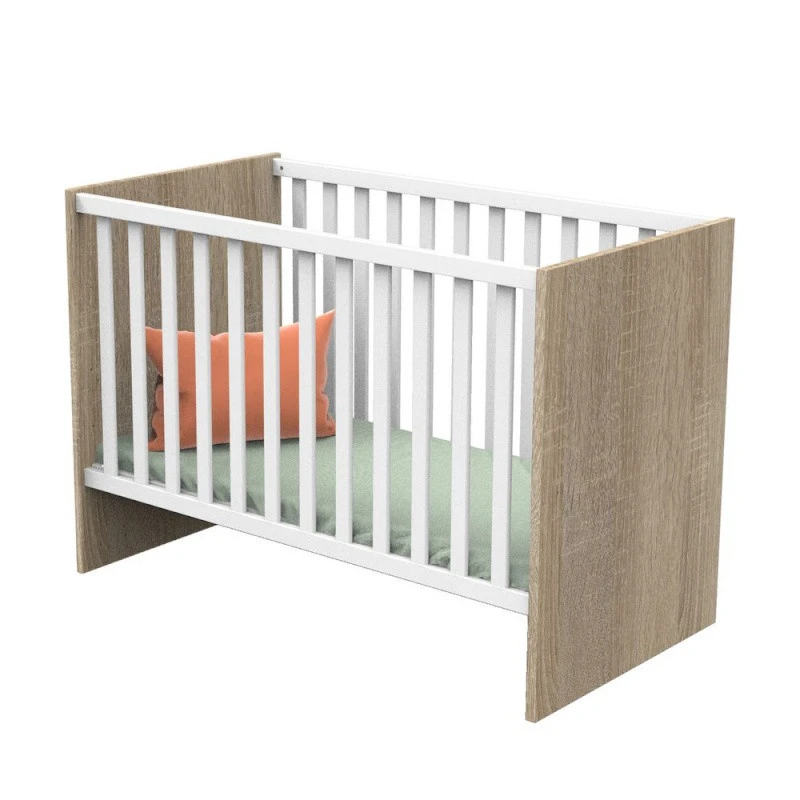 Lit Bébé 60x120 Nova SAUTHON Blanc Lin 3 Lit Bébé 60x120 Nova SAUTHON Blanc Lin