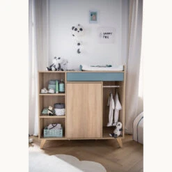 Commode évolutive Nova SAUTHON Argile Douce -MADE4BABY BOUTIQUE nova bleu commode evolutive 4