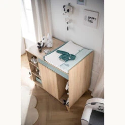 Commode évolutive Nova SAUTHON Argile Douce -MADE4BABY BOUTIQUE nova bleu commode evolutive 5