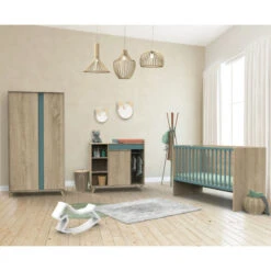 Lit 70x140 évolutif 90/140 X190 Nova SAUTHON Argile Douce -MADE4BABY BOUTIQUE nova bleu lit 140x70 evolutif 190 4