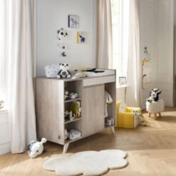 Commode évolutive Nova SAUTHON Gris Loft -MADE4BABY BOUTIQUE nova gris perdrix commode evolutive 5
