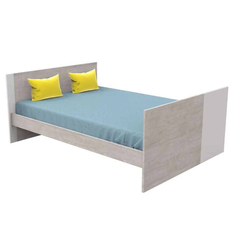 Lit 70x140 évolutif 90/140 X190 Nova SAUTHON Gris Loft 6 Lit 70x140 évolutif 90/140 X190 Nova SAUTHON Gris Loft – Image 4