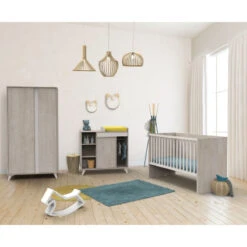 Lit 70x140 évolutif 90/140 X200 Nova SAUTHON Gris Loft -MADE4BABY BOUTIQUE nova gris perdrix lit 140x70 en 200 4