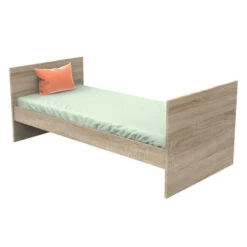 Lit 70x140 évolutif 90/140 X190 Nova SAUTHON Gris Volcan -MADE4BABY BOUTIQUE nova gris volcan lit 140x70 evolutif 190 2