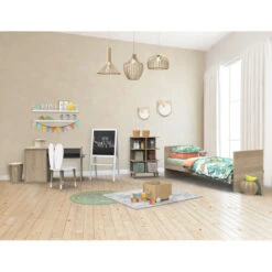 Lit 70x140 évolutif 90/140 X190 Nova SAUTHON Gris Volcan -MADE4BABY BOUTIQUE nova gris volcan lit 140x70 evolutif 190 5