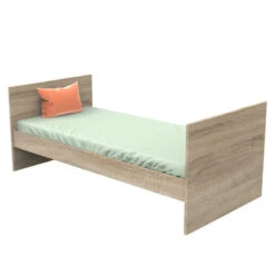 Lit 70x140 évolutif 90/140 X200 Nova SAUTHON Gris Volcan -MADE4BABY BOUTIQUE nova gris volcan lit 140x70 evolutif 200 2