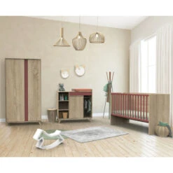 Lit 70x140 évolutif 90/140 X190 Nova SAUTHON Rose Canyon -MADE4BABY BOUTIQUE nova rose lit 140x70 evolutif 190 5