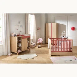 Lit Bébé 60x120 Nova SAUTHON Rose Canyon -MADE4BABY BOUTIQUE nova rose lit bebe 120x60 3