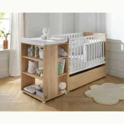 Tiroir S/roulettes Pour LCT Nova SAUTHON Chêne Dore -MADE4BABY BOUTIQUE nova tiroir lct s roulettes 3