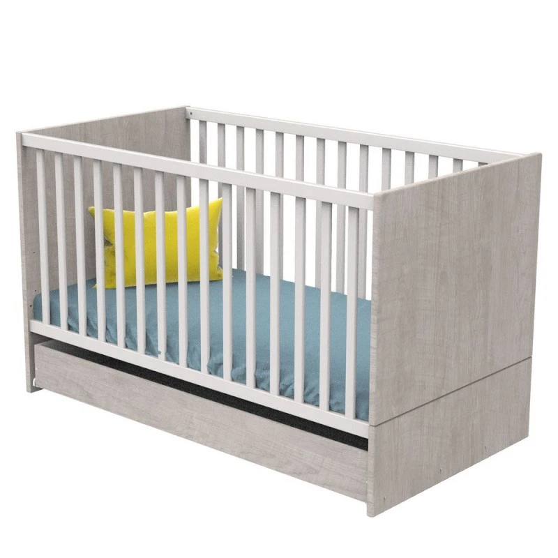 Tiroir Pour Little Big Bed 70x140 Nova SAUTHON Gris Loft 4 Tiroir Pour Little Big Bed 70x140 Nova SAUTHON Gris Loft – Image 2