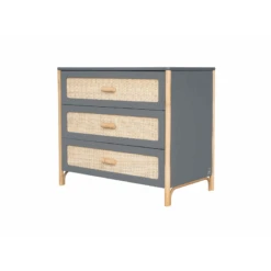 Commode Canne/tressage Rotin Oceania THEO Silex