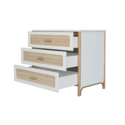 Commode Canne/tressage Rotin Oceania THEO Neige -MADE4BABY BOUTIQUE oceania canne tressage rotin commode 5