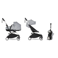 Pack Confort Yoyo2 Nacelle 0-36 Mois BABYZEN Blanc/stone