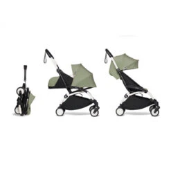 Pack Poussette Yoyo2 Complète 0-36m New BABYZEN Blanc/olive