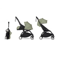 Pack Poussette Yoyo2 Complète 0-36m New BABYZEN Noir/olive