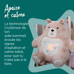 Peluche D'aide Sommeil Grofriend TOMMEE TIPPEE Bennie L'ourson -MADE4BABY BOUTIQUE peluche aide sommeil grofriend 14