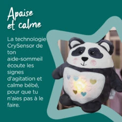 Peluche D'aide Sommeil Grofriend TOMMEE TIPPEE Pipo Le Panda -MADE4BABY BOUTIQUE peluche aide sommeil grofriend 2