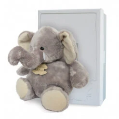 Peluche éléphant Gris 14 Cm HISTOIRE D’OURS La Savane -MADE4BABY BOUTIQUE peluche elephant gris 14 cm histoire dours la savane 1 2