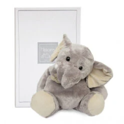 Peluche éléphant Gris 38 Cm HISTOIRE D’OURS La Savane -MADE4BABY BOUTIQUE peluche elephant gris 38 cm histoire dours la savane 1 1