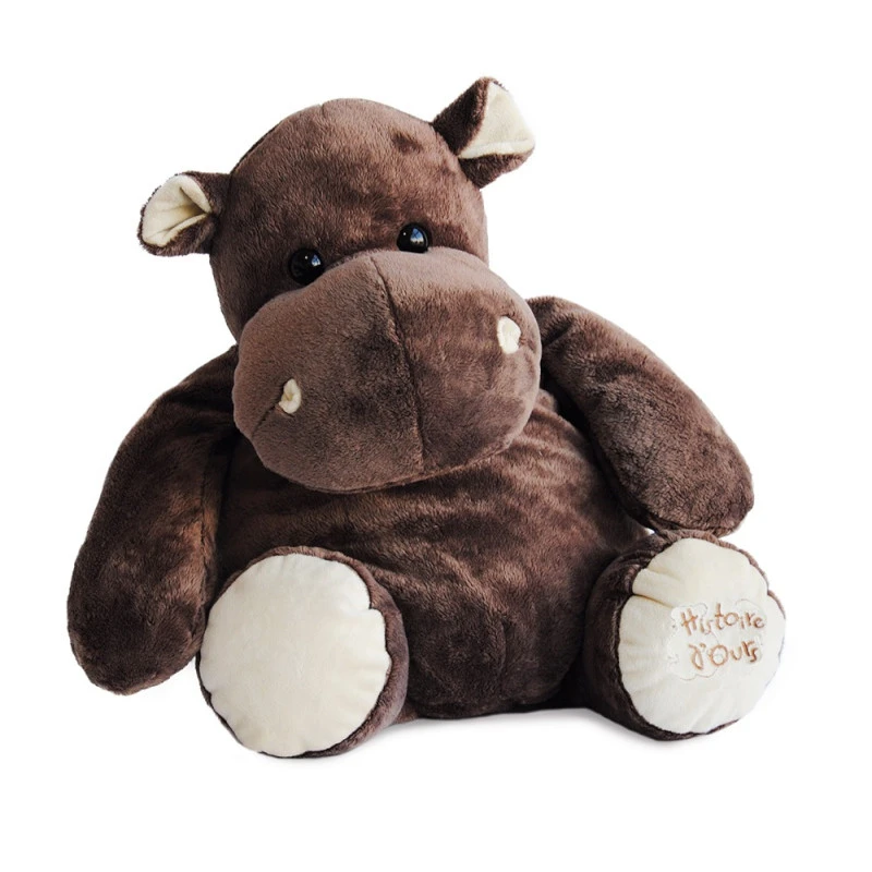 Peluche Hippopotame Marron 60 Cm HISTOIRE D’OURS La Savane 4 Peluche Hippopotame Marron 60 Cm HISTOIRE D’OURS La Savane – Image 2