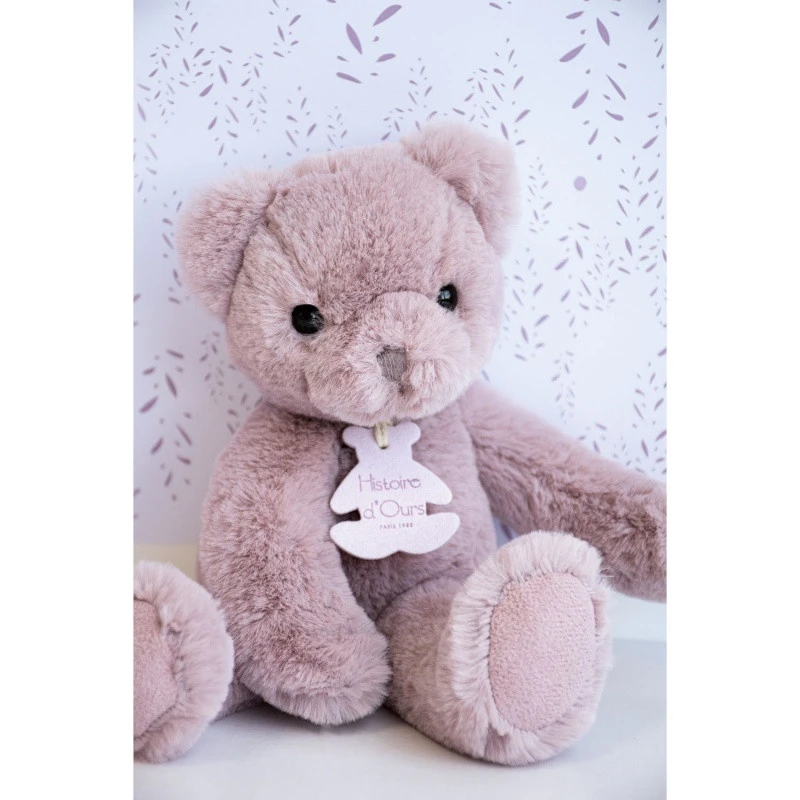 Peluche Ours Poudre De Rose 25 Cm HISTOIRE D'OURS 7 Peluche Ours Poudre De Rose 25 Cm HISTOIRE D'OURS – Image 5