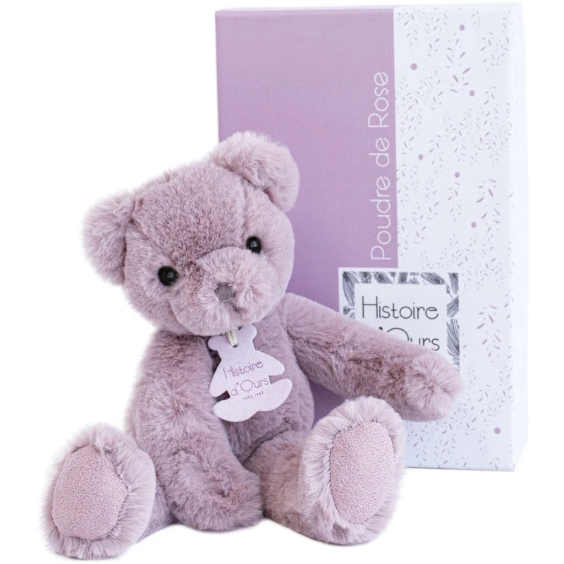 Peluche Ours Poudre De Rose 25 Cm HISTOIRE D'OURS 3 Peluche Ours Poudre De Rose 25 Cm HISTOIRE D'OURS