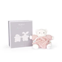 P'tit Patapouf Ourson Plume KALOO Rose Poudré -MADE4BABY BOUTIQUE plume patapouf ourson 2