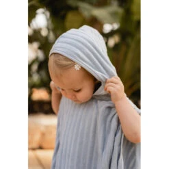 Poncho De Bain En éponge Jacquard LITTLE DUTCH Blue -MADE4BABY BOUTIQUE poncho de bain en eponge jacquard little dutch blue 4
