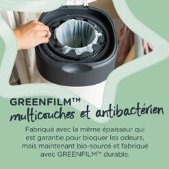 Poubelle à Couches XL Twist & Click TOMMEE TIPPEE Blanc -MADE4BABY BOUTIQUE poubelle a couches xl twist click tommee tippee blanc 8