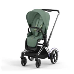 Poussette Complète EPriam 2 CYBEX Chrome Black / Leaf Green