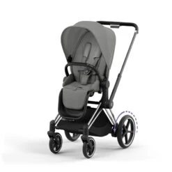Poussette Complète EPriam 2 CYBEX Chrome Black / Mirage Grey
