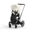 Poussette Complète EPriam 2 CYBEX Chrome Black / Off White -MADE4BABY BOUTIQUE poussette complete epriam 2 cybex chrome black off white