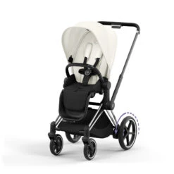 Poussette Complète EPriam 2 CYBEX Chrome Black / Off White